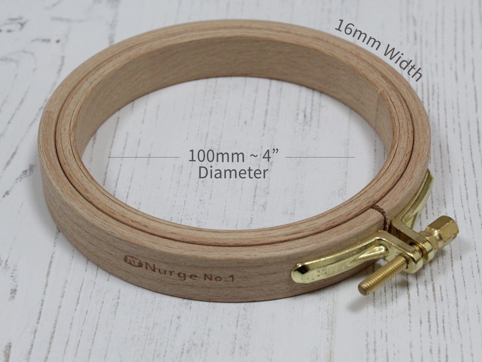 Wooden Embroidery Hoops 16mm Depth