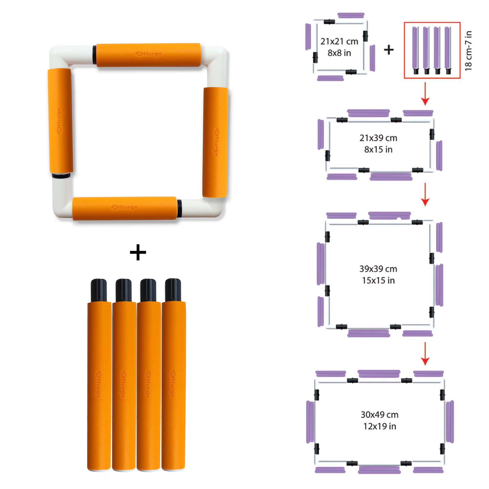 21cm x 21cm Snap Frames