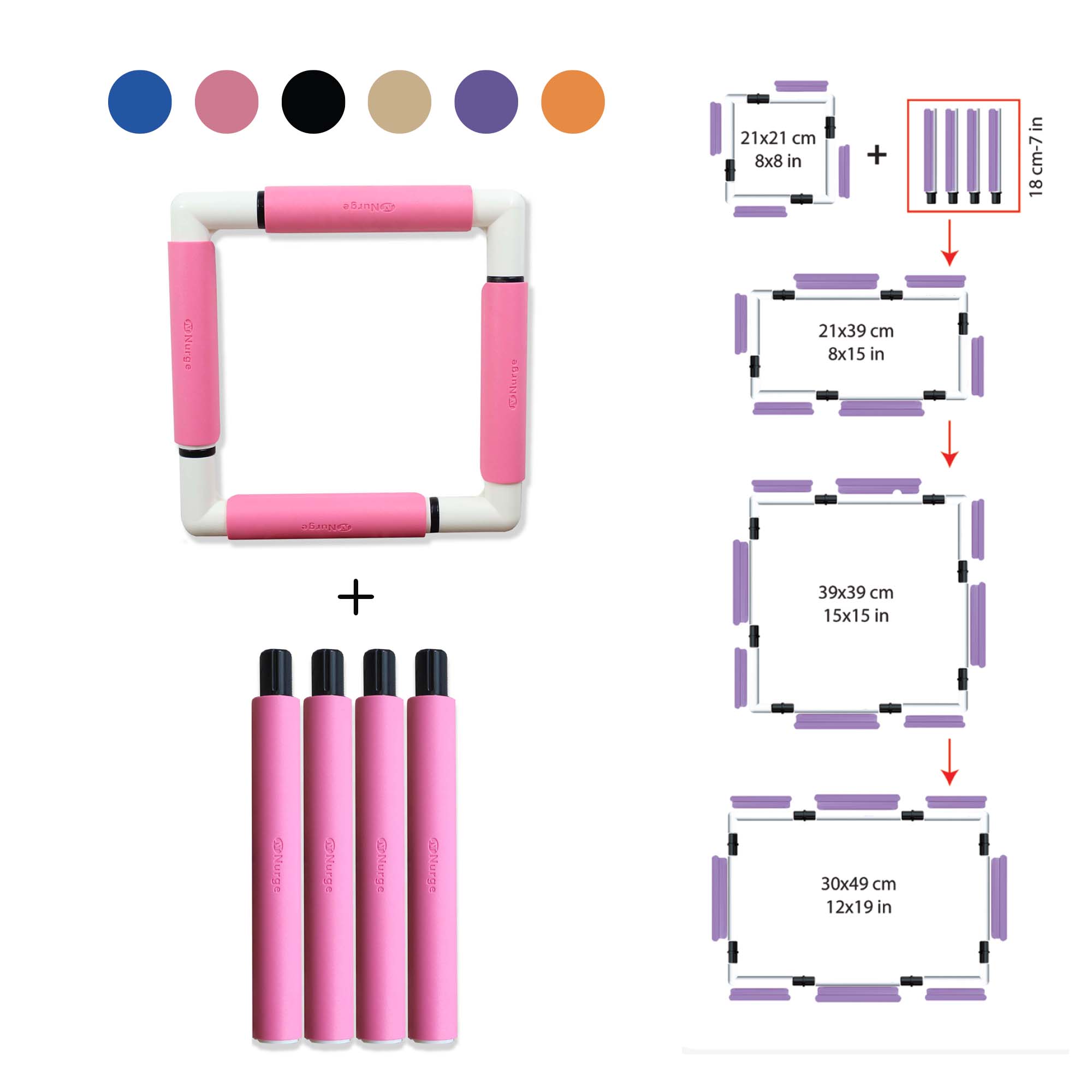 21cm x 21cm Snap Frames