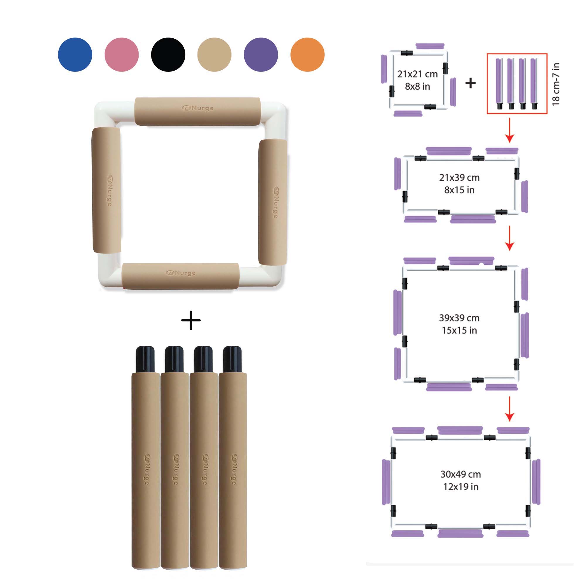 21cm x 21cm Snap Frames