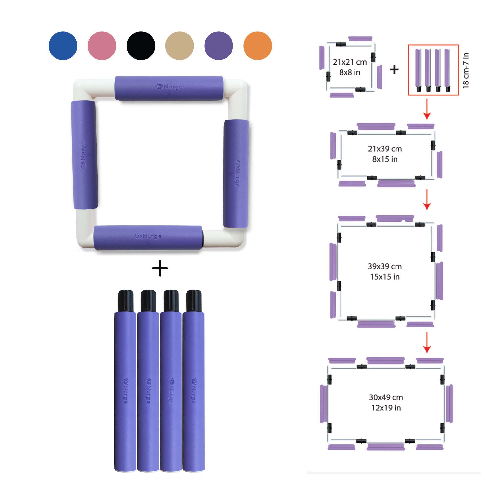 21cm x 21cm Snap Frames