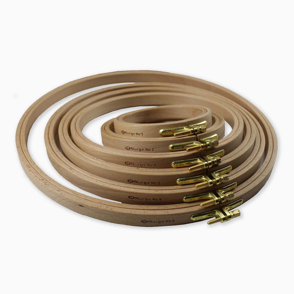 Wooden Embroidery Hoops 16mm Depth