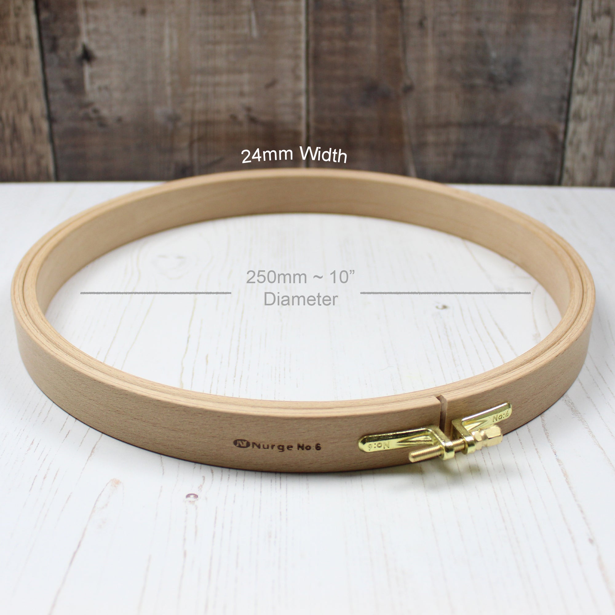 Wooden Embroidery Hoops 24mm Depth