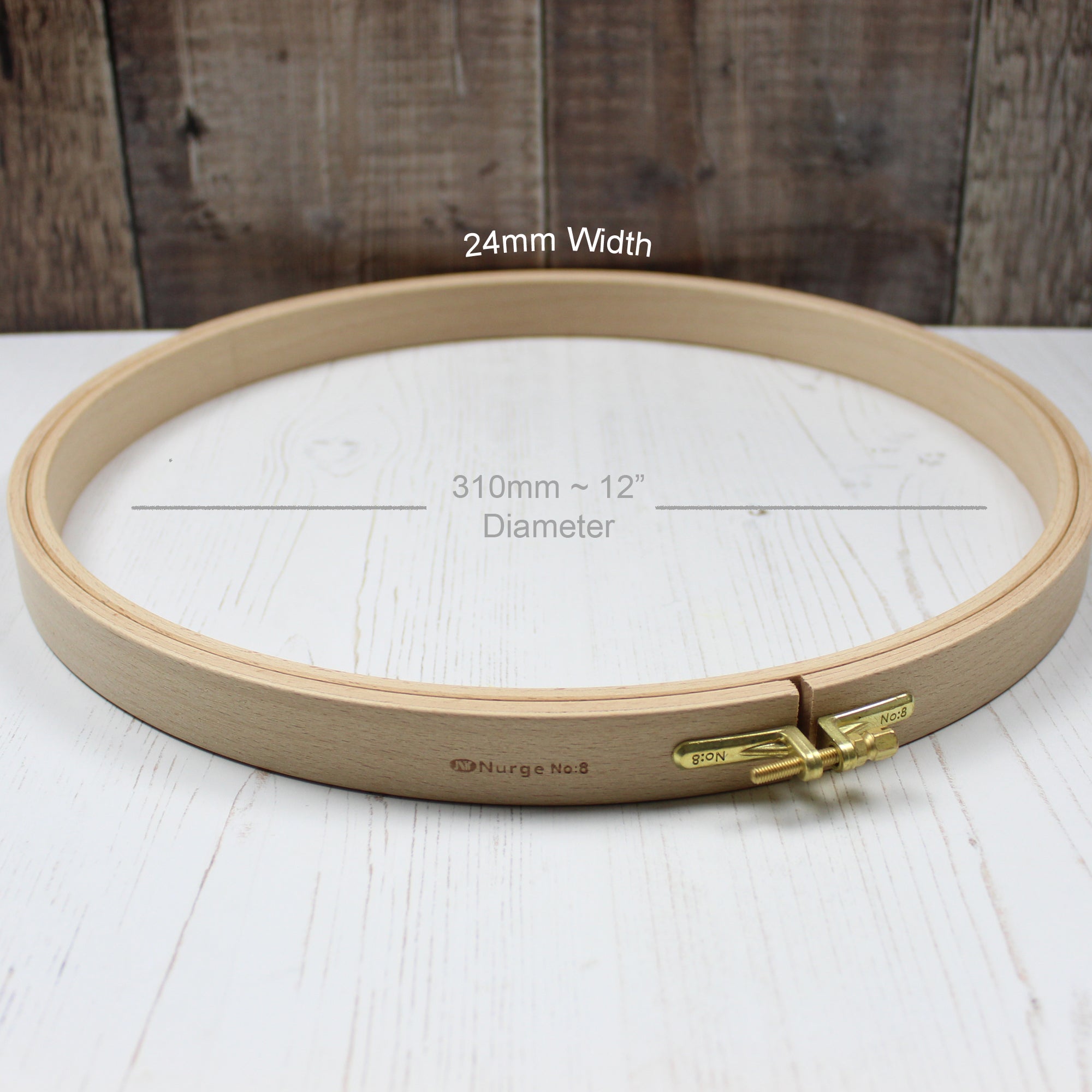 Wooden Embroidery Hoops 24mm Depth