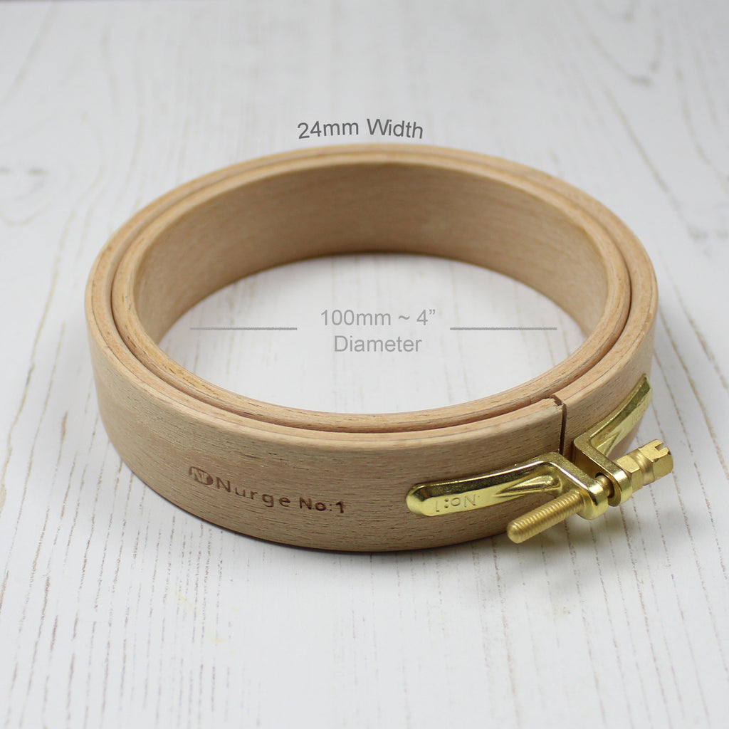 Wooden Embroidery Hoops 24mm Depth