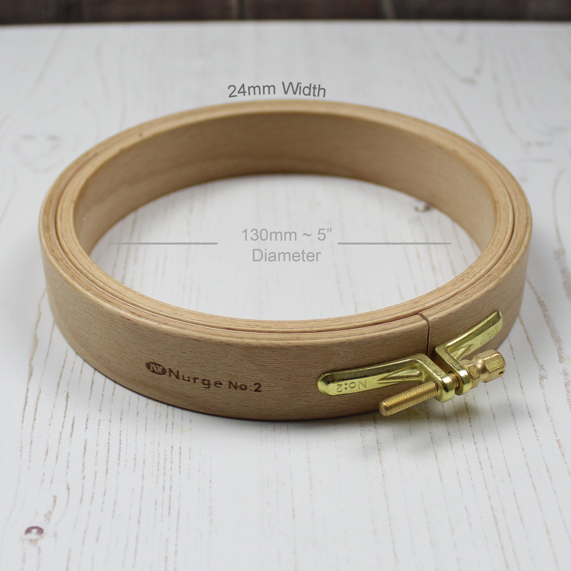 Wooden Embroidery Hoops 24mm Depth