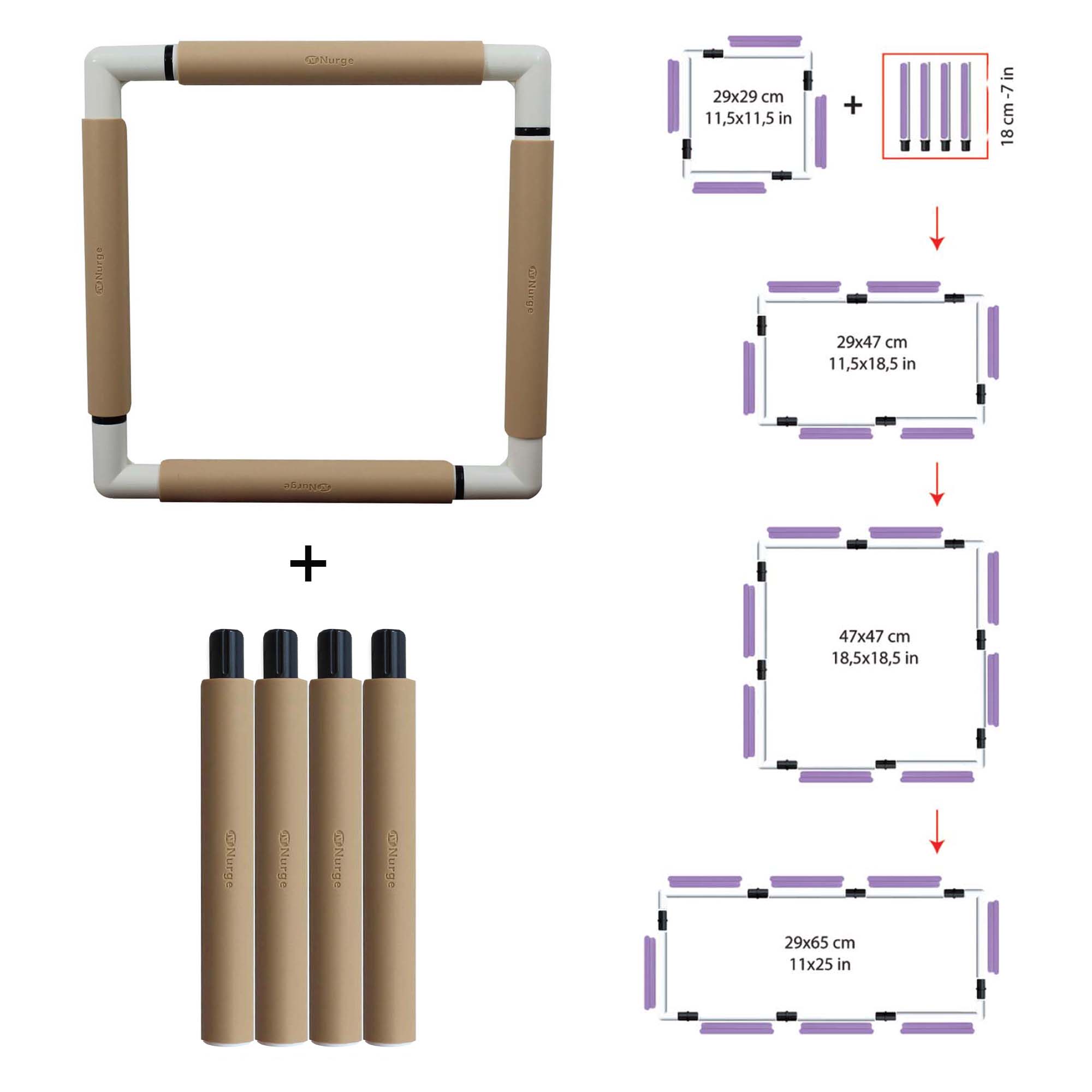 29cm x 29cm Snap Frames