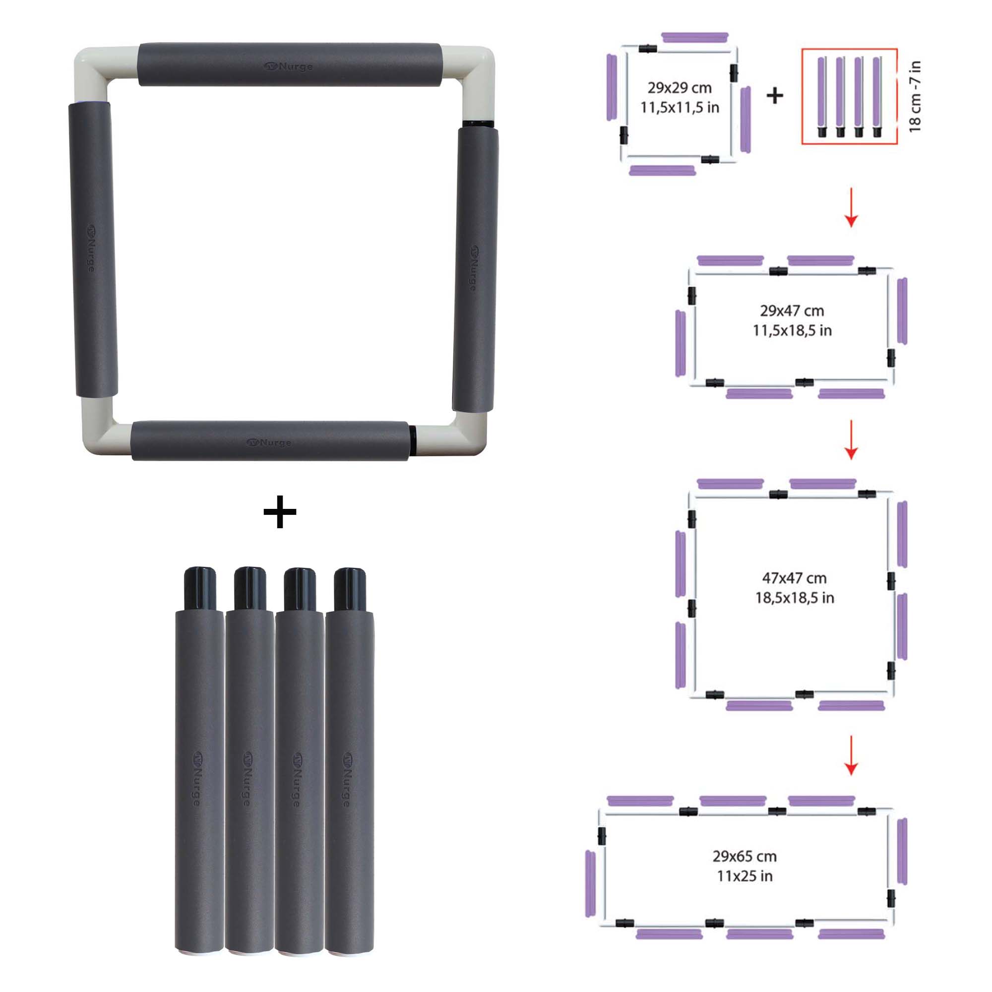 29cm x 29cm Snap Frames