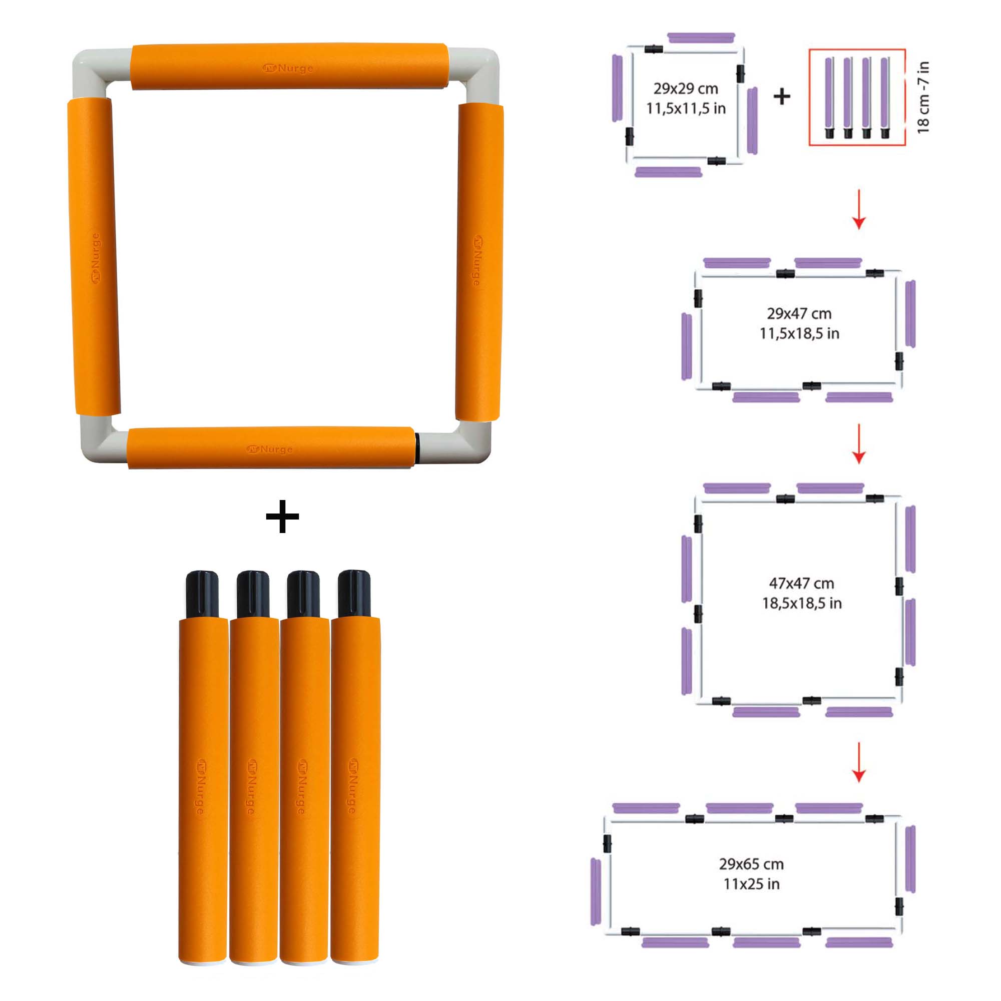 29cm x 29cm Snap Frames