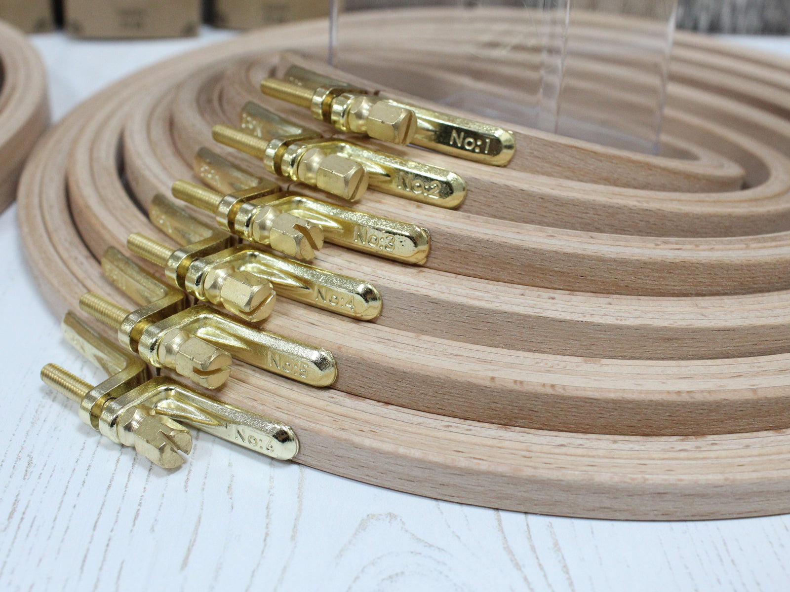 Wooden Embroidery Hoops 8mm Depth