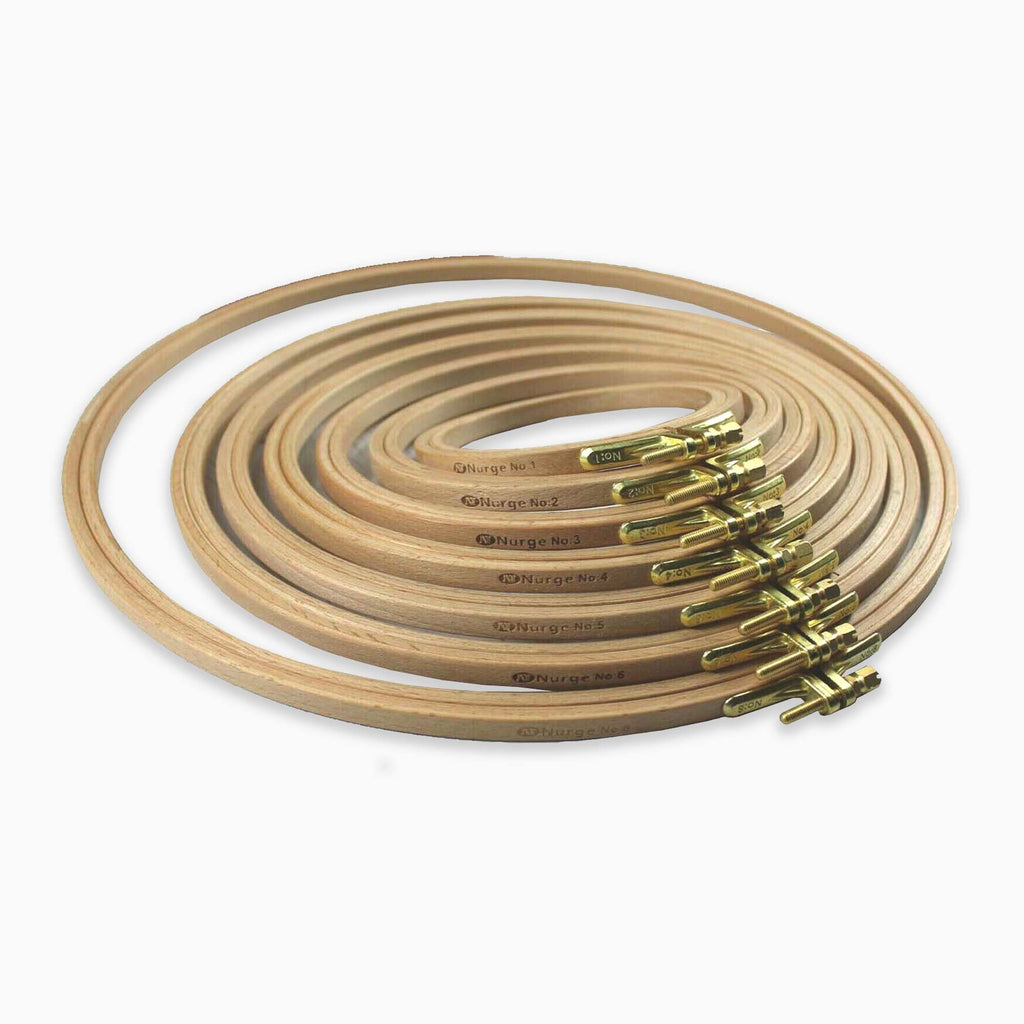 Wooden Embroidery Hoops 8mm Depth
