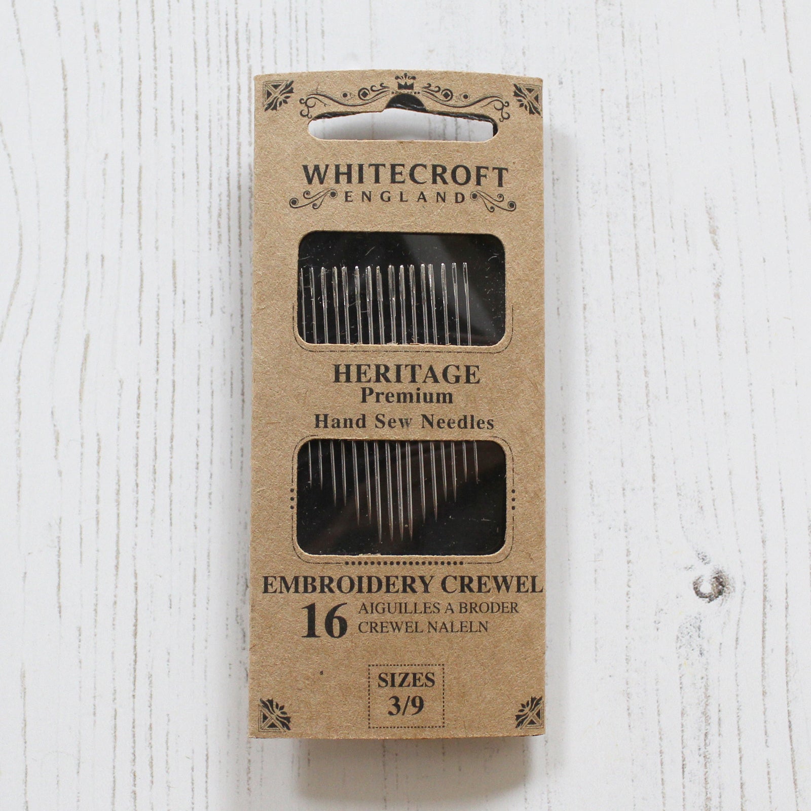 Whitecroft Heritage Hand Sewing Needles