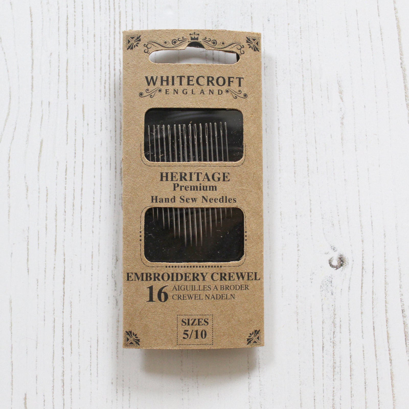 Whitecroft Heritage Hand Sewing Needles