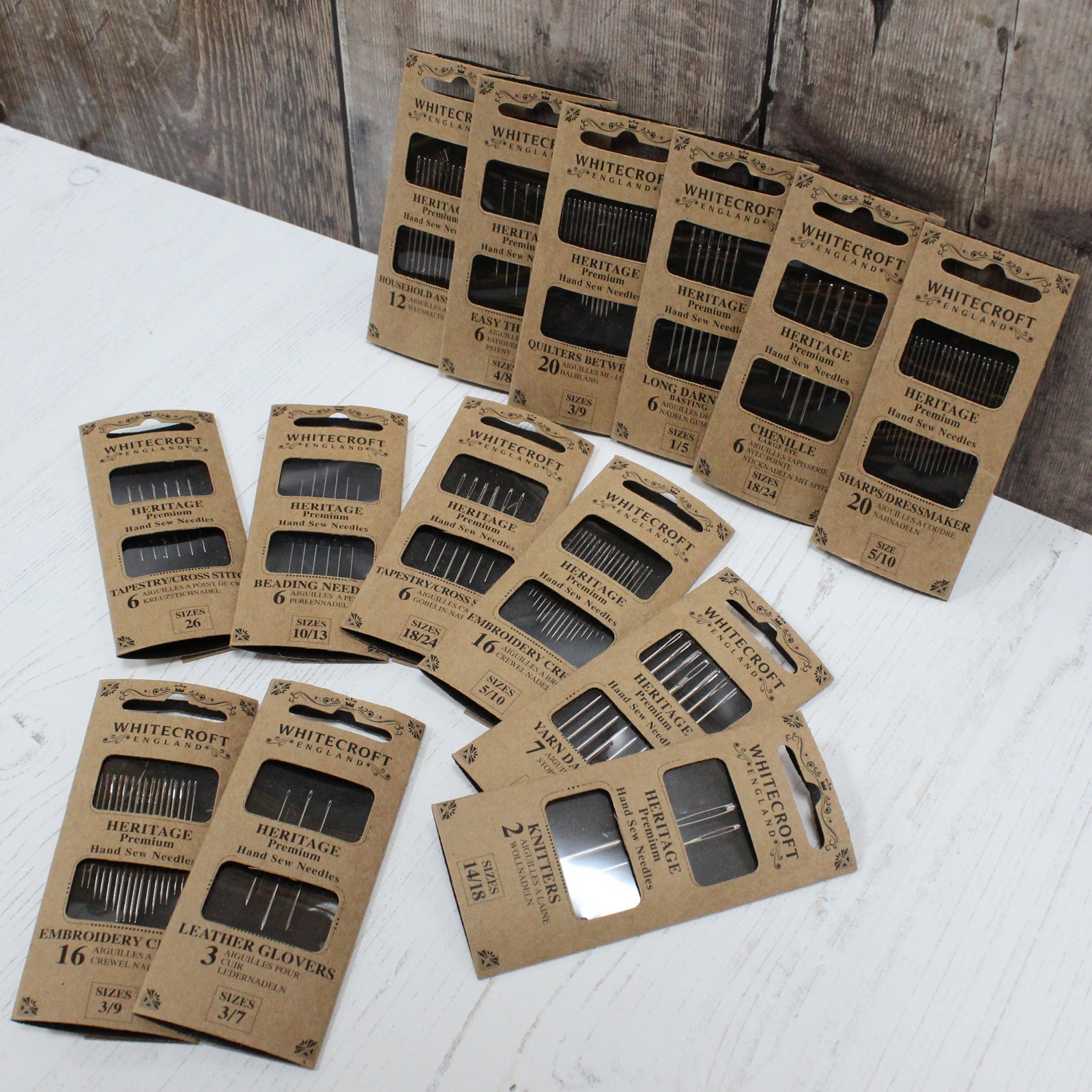 Whitecroft Heritage Hand Sewing Needles
