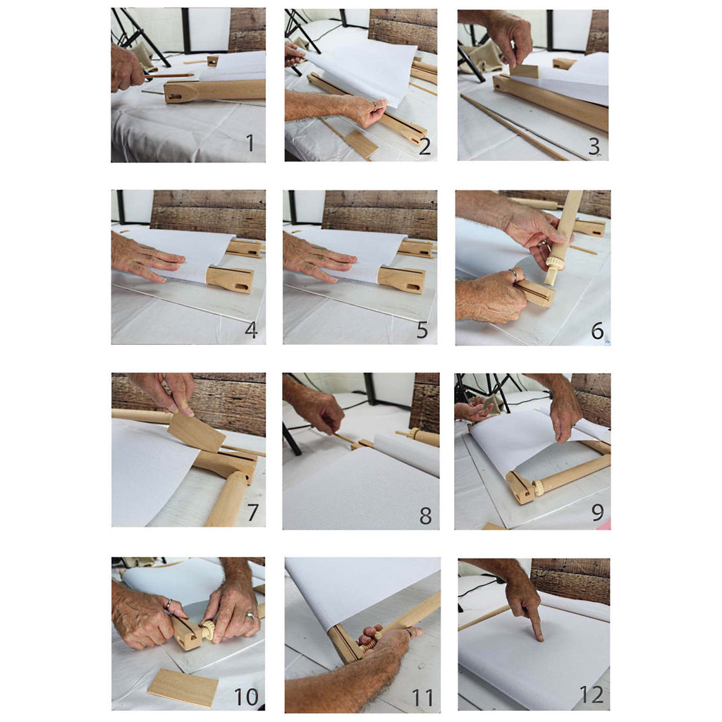 Adjustable Wooden Tapestry Frame