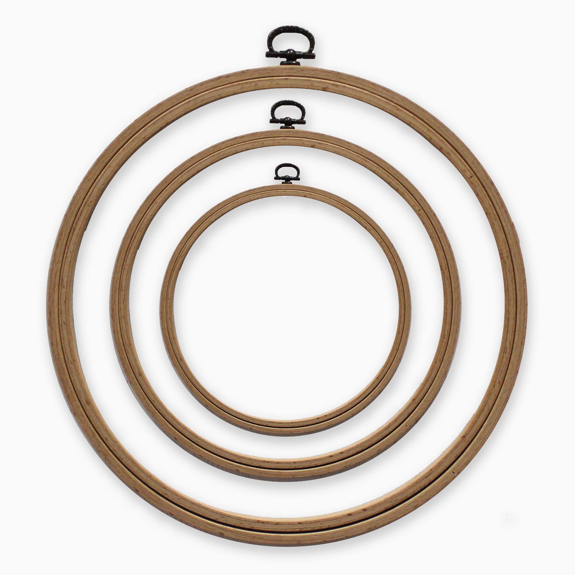 Wooden Display Hoops