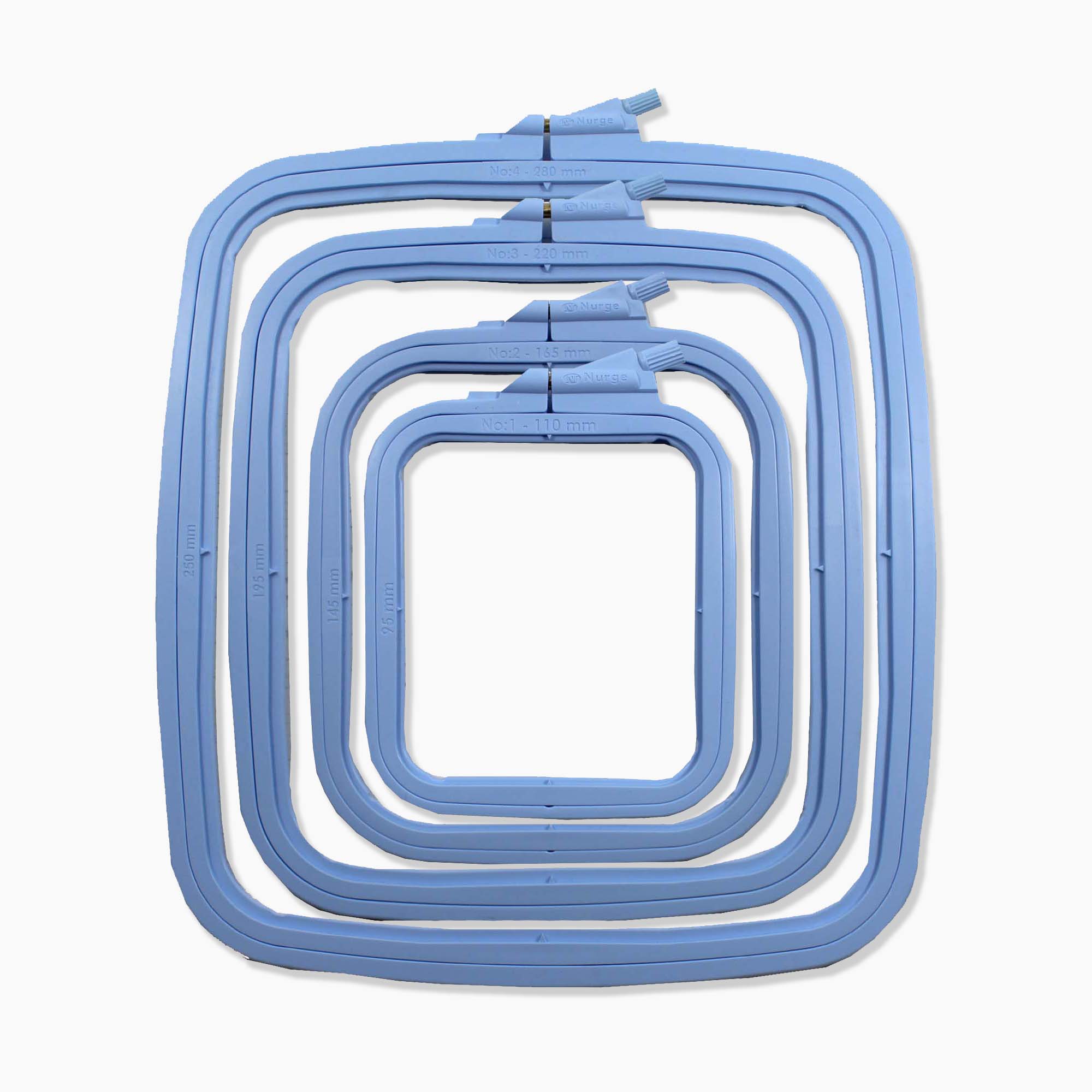 Blue Plastic Rectangular Frames