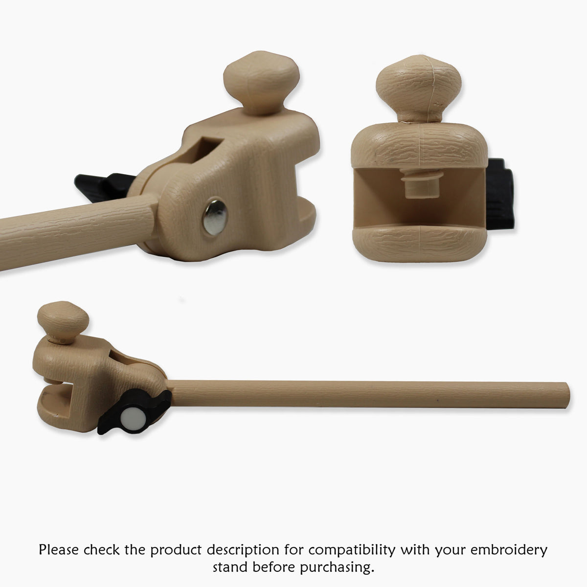 Interchangeable Heads for Embroidery Stands