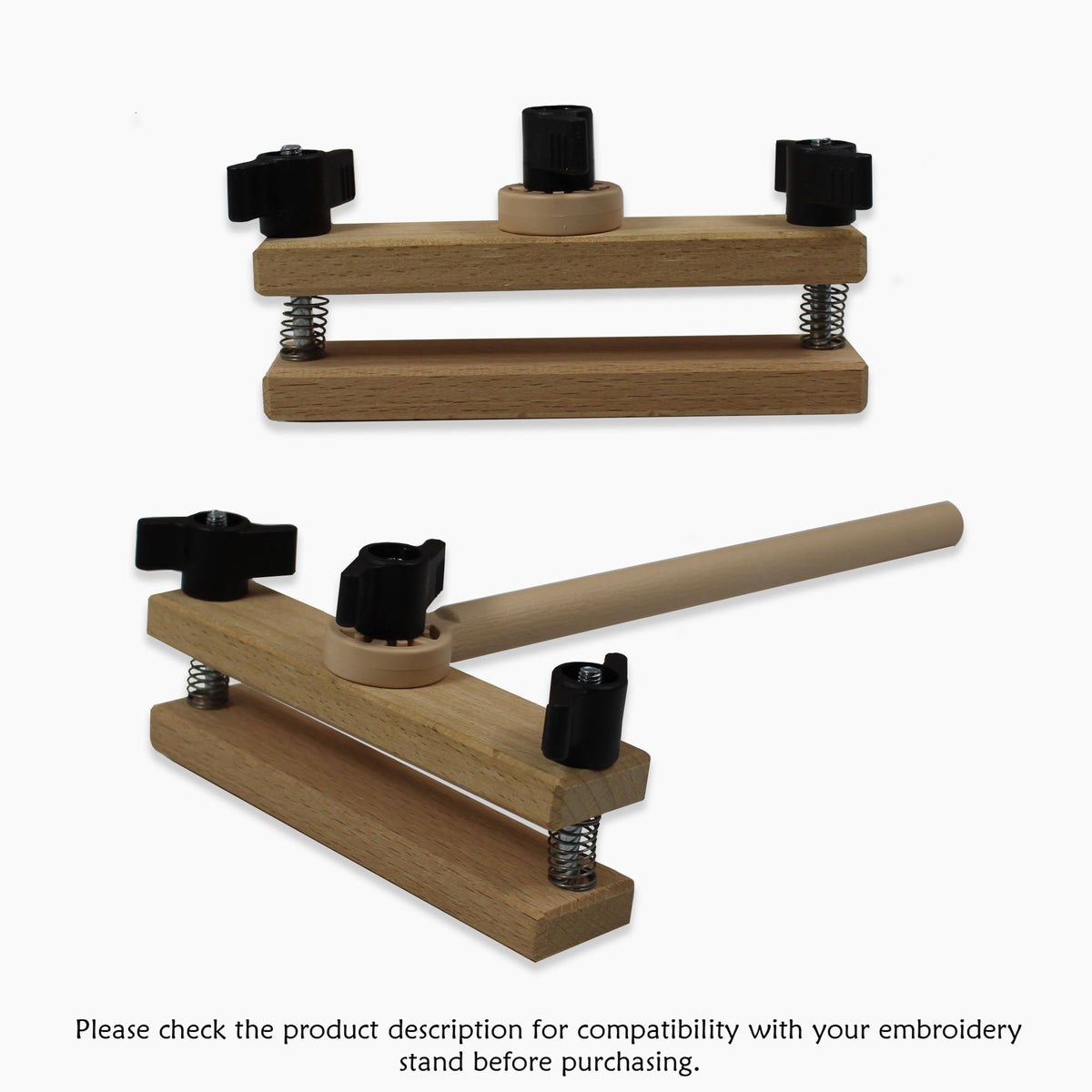 Interchangeable Heads for Embroidery Stands