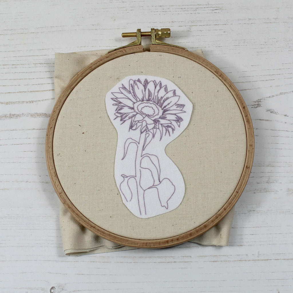 Sunflower Beginner Embroidery Kit