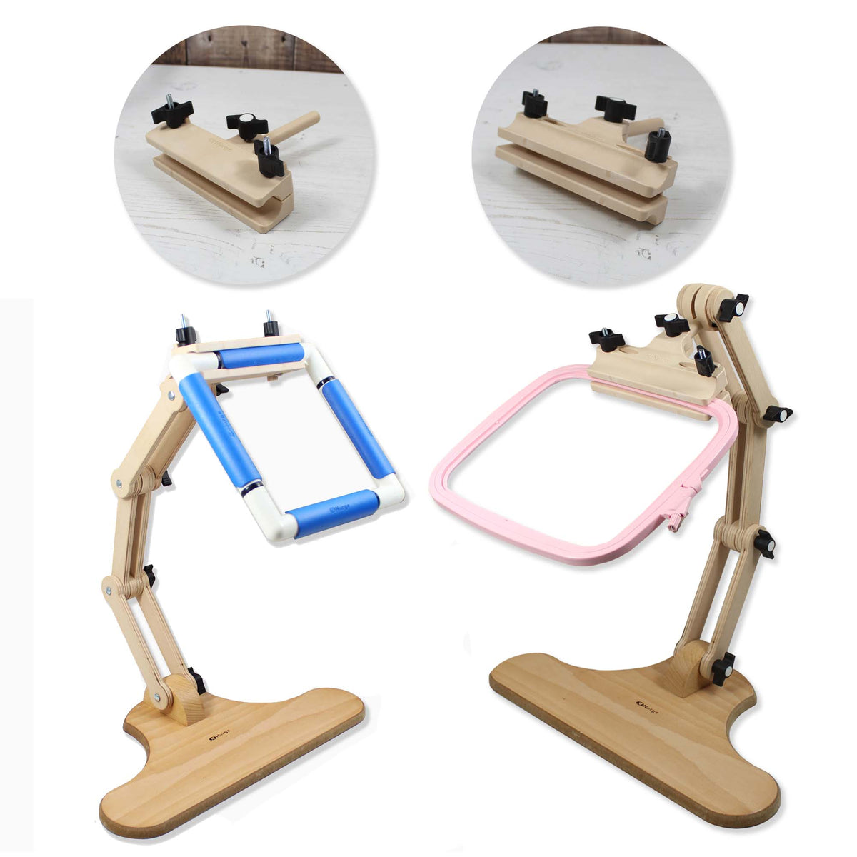 Multi-Adjustable Stand for Snap Frames & Hoops 190-24